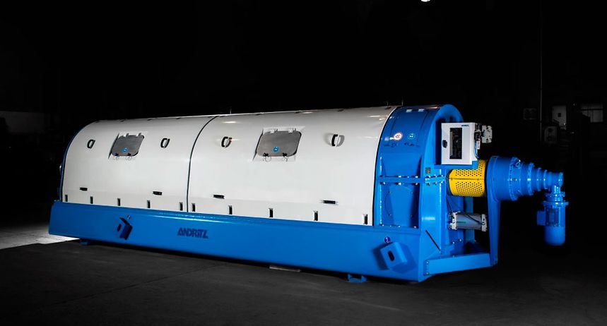 Máy ép trục vít để khử nước cặn của ANDRITZ
