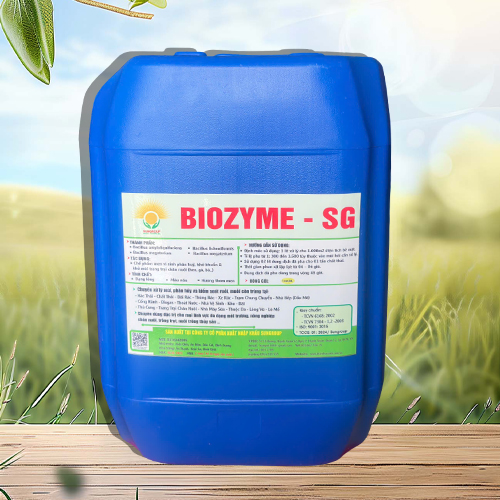 BIOZYM SG - Chế phẩm men vi sinh phân huỷ, khử khuẩn & khử mùi trang trại chăn nuôi (heo, gà, bò..)