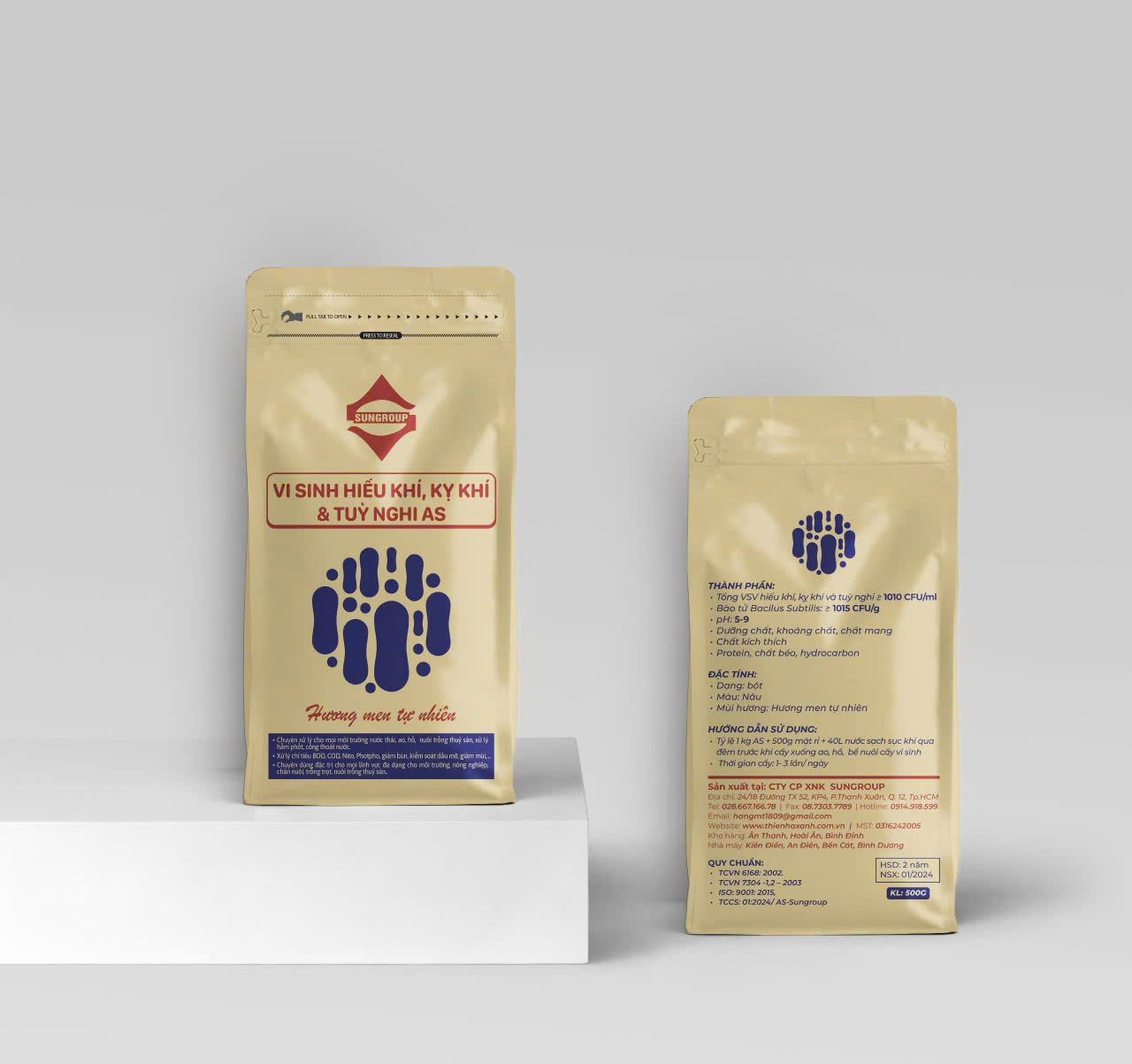 Chế phẩm vi sinh hiếu khí, kỵ khí & tuỳ nghi AS