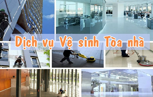 Dịch vụ vệ sinh toà nhà