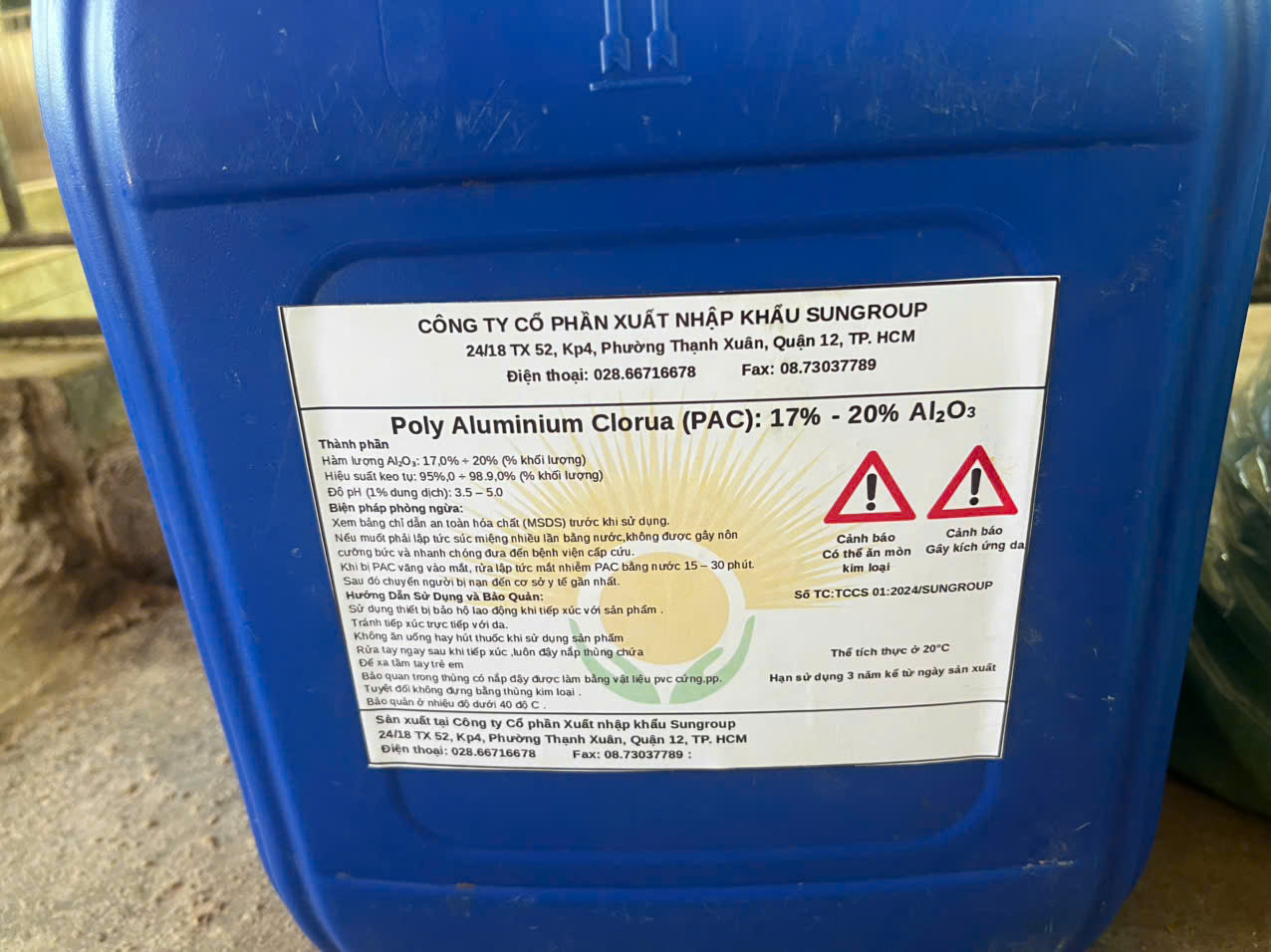 Poly Aluminium Chloride (PAC)